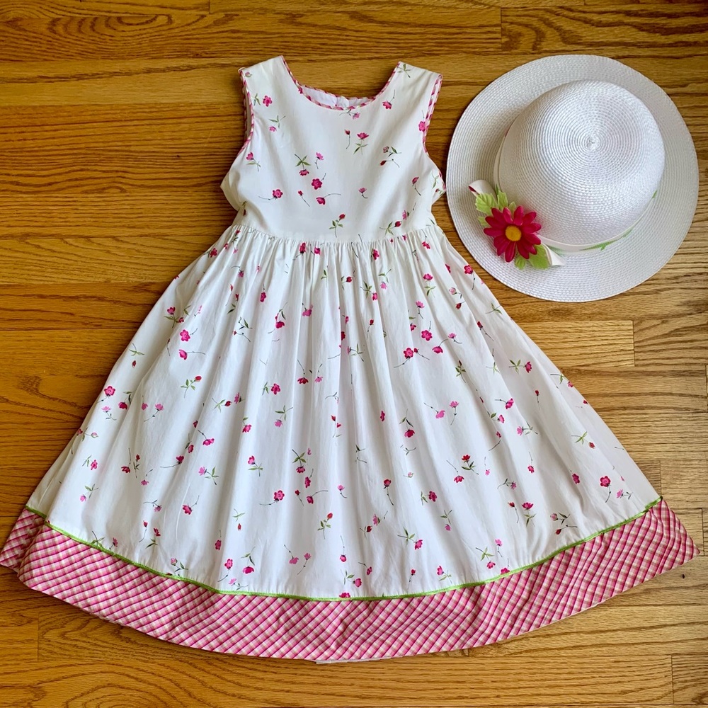 VTG 90's/Y2k Plum Pudding Ltd Sleeveless  Dress w/ Hat Size 6
